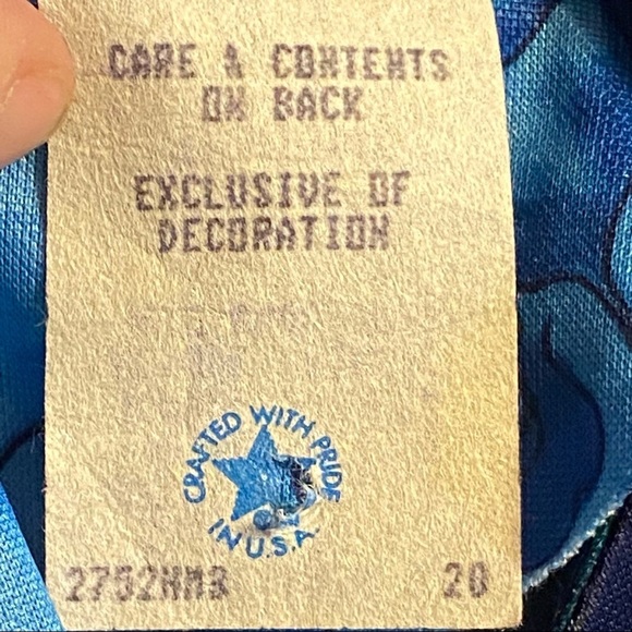 Vintage Nancy II purple floral shift dress with tie belt size 20 - Picture 10 of 11